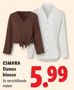 Lidl Esmara Dames blouse aanbieding