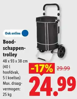 Lidl Boodschappen-trolley aanbieding