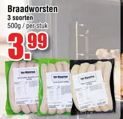 Ter Huurne Holland Markt ter Huurne Braadworsten aanbieding