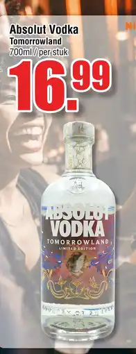 Ter Huurne Holland Markt Absolut Vodka Tomorrowland aanbieding