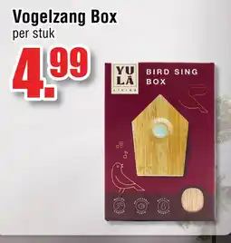 Ter Huurne Holland Markt Yulā Living Bird Sing Box aanbieding