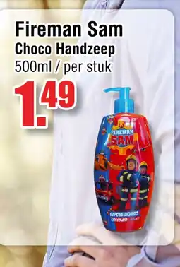 Ter Huurne Holland Markt Fireman Sam Choco Handzeep aanbieding