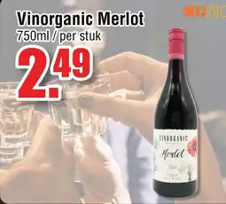 Ter Huurne Holland Markt Vinorganic Merlot aanbieding