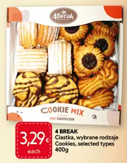Food Plus 4 break cookie mix aanbieding