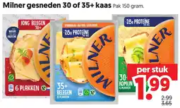Dekamarkt Milner gesneden 30 of 35+ kaas aanbieding