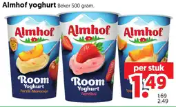 Dekamarkt Almhof yoghurt aanbieding