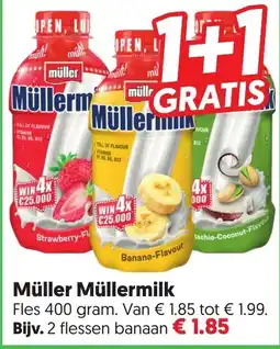 Dekamarkt Müller Müllermilk aanbieding