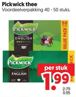 Dekamarkt Pickwick thee aanbieding