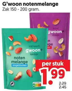 Dekamarkt G'woon notenmelange aanbieding