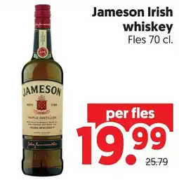 Dekamarkt Jameson Irish whiskey aanbieding