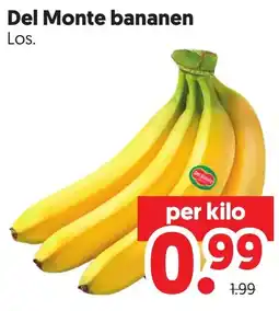 Dekamarkt Del Monte bananen aanbieding
