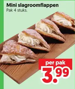 Dekamarkt Mini slagroomflappen aanbieding