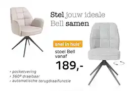 Henders & Hazel Stoel Bell aanbieding