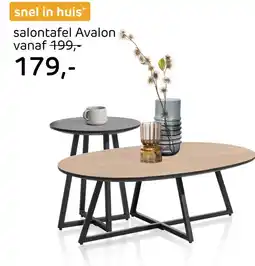 Henders & Hazel Avalon salontafel aanbieding