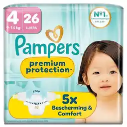 Trekpleister Pampers Premium Protection Maat 4 Luiers aanbieding