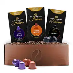 Koffievoordeel.nl Gran Maestro Italiano Kennismakingspakket - 60 koffiecups aanbieding