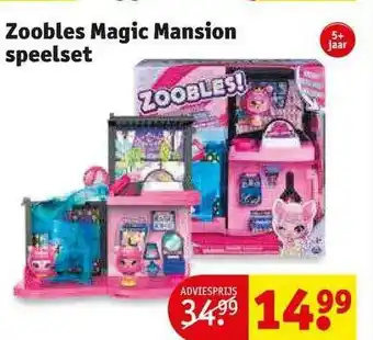 Kruidvat Zoobles Magic Mansion Speelset aanbieding