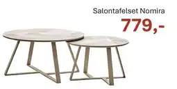 INHOUSE Salontafelset Nomira aanbieding