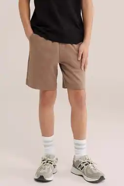 Wehkamp WE Fashion sweatshort bruin aanbieding