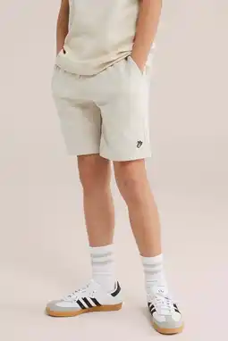 Wehkamp WE Fashion sweatshort ecru aanbieding