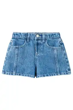 Wehkamp Mango Kids short medium blue denim aanbieding