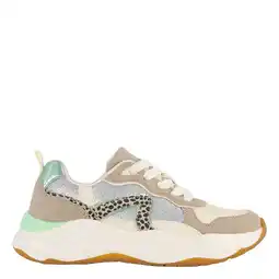 Wehkamp Graceland sneakers beige/groen aanbieding