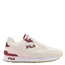 Wehkamp Fila sneakers ecru/bordeaux aanbieding