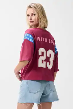 Wehkamp Catwalk Junkie T-shirt met backprint rood aanbieding