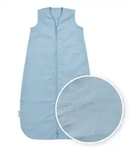 Wehkamp Meyco linnen baby slaapzak Studio Collection Jeans Blue aanbieding