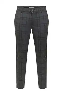 Wehkamp ONLY & SONS slim chino donkerblauw aanbieding