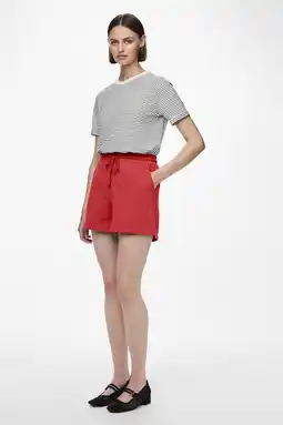 Wehkamp PIECES sweatshort PCCHILLI rood aanbieding
