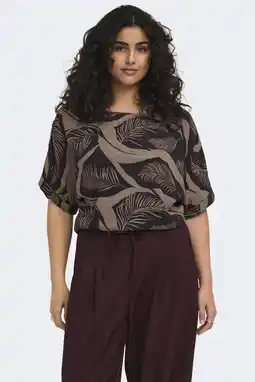 Wehkamp ONLY CARMAKOMA top bruin aanbieding