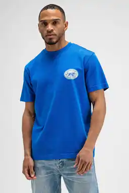 Wehkamp Butcher of Blue regular fit T-shirt met print - blauw aanbieding
