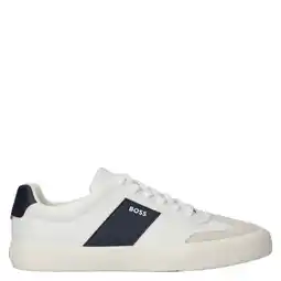 Wehkamp BOSS Aiden_Tenn sneakers wit/donkerblauw aanbieding