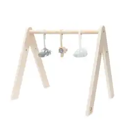 Wehkamp Jollein speeltjes voor de babygym On The Go beige/blauw/groen aanbieding