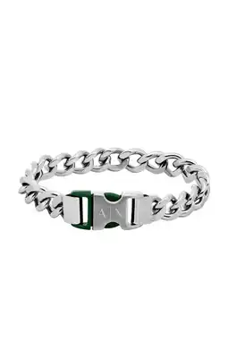 Wehkamp Armani Exchange armband AXG0154040 Logo zilverkleurig aanbieding