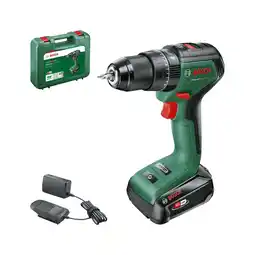 Bol.com Bosch UniversalDrill 18V-60 Accuschroefboormachine - Met 18 V accu (2.0 Ah) en lader aanbieding