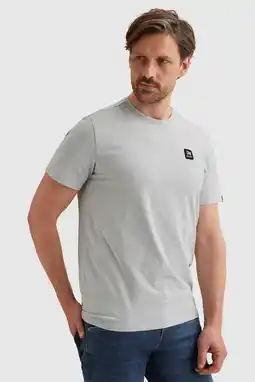 Wehkamp Vanguard regular T-shirt grijsblauw aanbieding