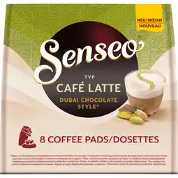PLUS Senseo Café latte dubai chocolate koffiepads aanbieding