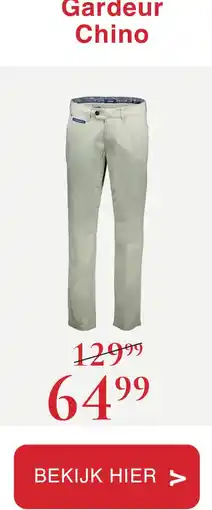 Van Dal Mannenmode Gardeur Chino aanbieding