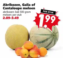Coop Abrikozen, Galia of Cantaloupe meloen aanbieding