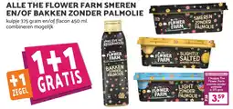 Coop Alle the flower farm smeren en/of bakken zonder palmolie aanbieding