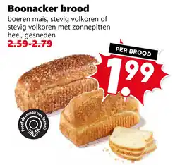 Coop Boonacker brood aanbieding