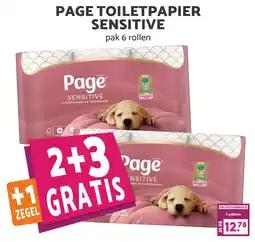 Coop PAGE TOILETPAPIER SENSITIVE aanbieding