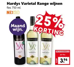 Coop Hardys Varietal Range wijnen aanbieding