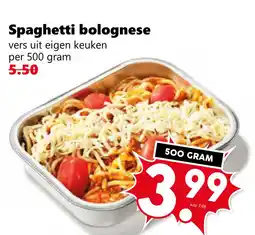 Coop Spaghetti bolognese aanbieding