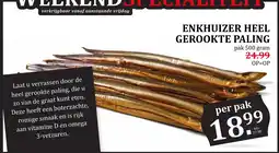 Coop Enkhuizer heel gerookte paling aanbieding