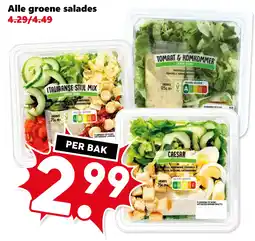 Coop Alle groene salades aanbieding