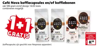 Café Nova koffiecapsules en/of koffiebonen