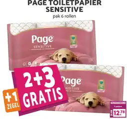 Boon`s Markt PAGE TOILETPAPIER SENSITIVE aanbieding